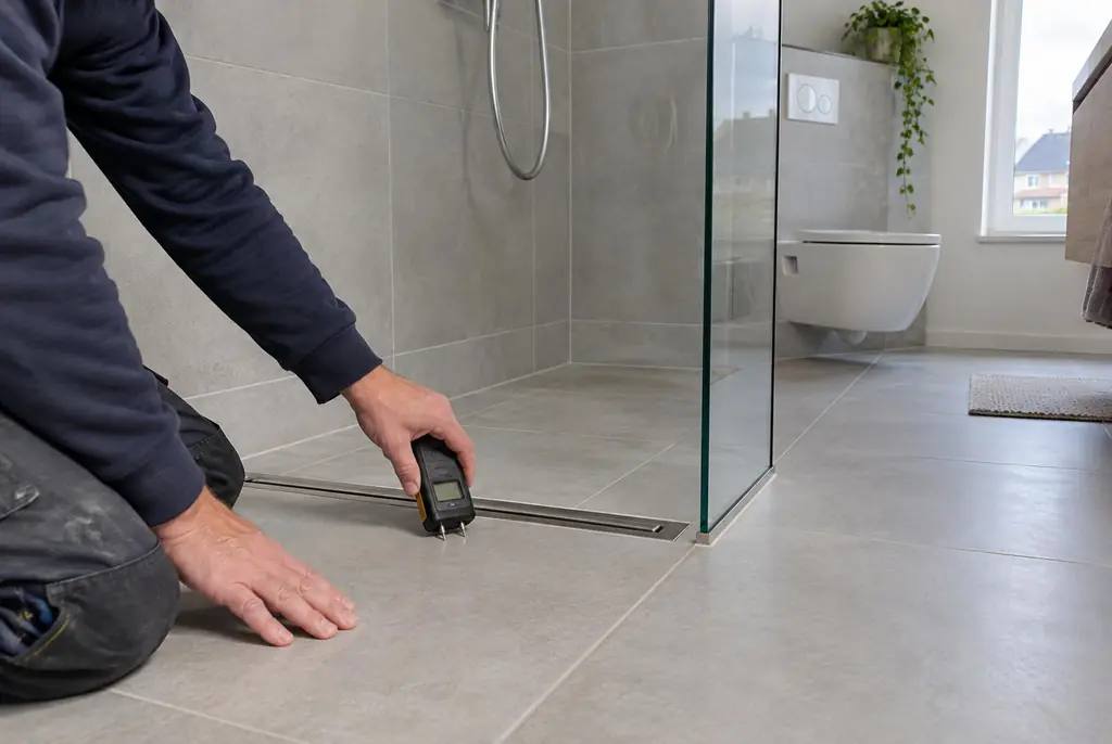 Lekdetectie Cothen – badkamer in een nieuwbouwwoning