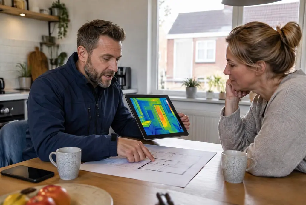 Lekdetectie Cothen – bevindingen bespreken aan de keukentafel
