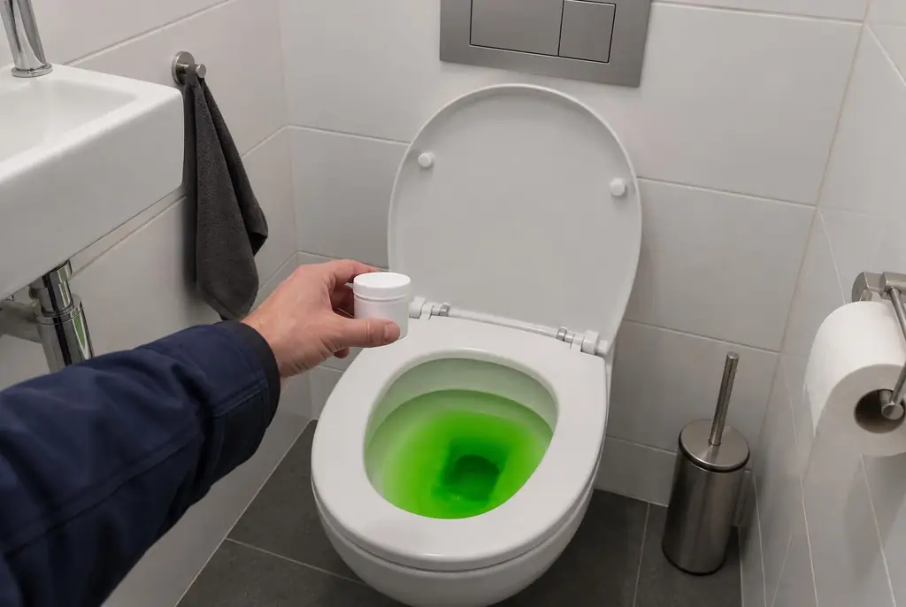 Lekdetectie Cothen – kleurstoftest bij een lekkend toilet