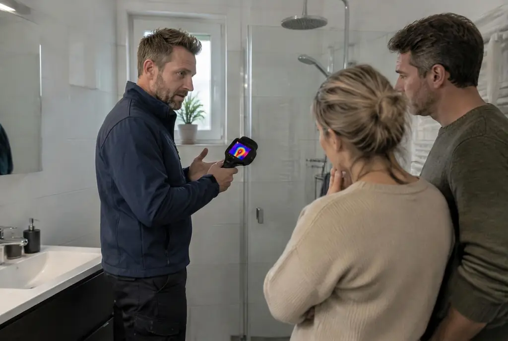 Lekdetectie Cothen – specialist legt bevindingen uit aan bewoner